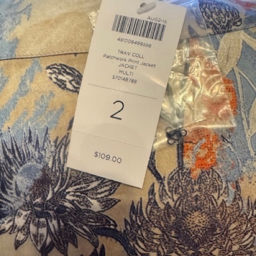 New Chicos Women’s Size 2x Jacket Blouse - Picture 6 of 9